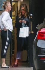 JENNIFER ANISTON Leaves a Hair Salon in Beverly Hills 05/21/2018