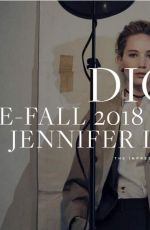 JENNIFER LAWRENCE for Dior Pre-fall 2018 Campaign