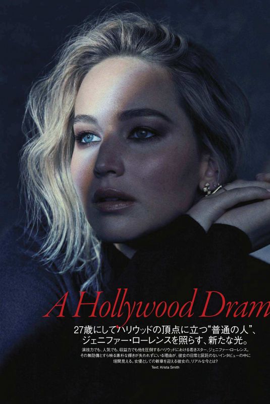 JENNIFER LAWRENCE in Vogue Magazine, Japan June 2018 Issue