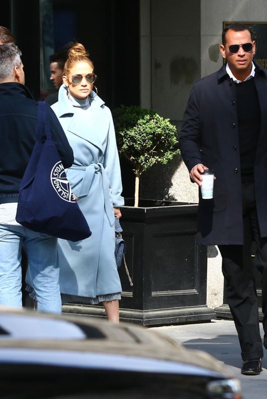JENNIFER LOPEZ and Alex Rodrigues Out in New York 05/10/2018