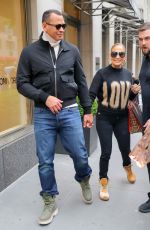 JENNIFER LOPEZ and Alex Rodrigues Out Shopping in New York 05/11/2018