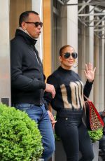 JENNIFER LOPEZ and Alex Rodrigues Out Shopping in New York 05/11/2018