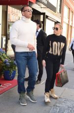 JENNIFER LOPEZ and Alex Rodrigues Out Shopping in New York 05/11/2018