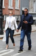 JENNIFER LOPEZ and Alex Rodriguez at Bar Pitti in New York 05/05/2018