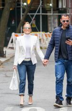 JENNIFER LOPEZ and Alex Rodriguez at Bar Pitti in New York 05/05/2018