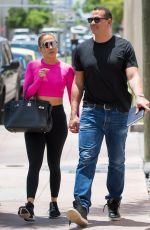 JENNIFER LOPEZ and Alex Rodriguez Out for Lunch in Miami 05/04/2018