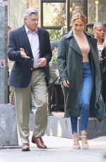 JENNIFER LOPEZ and Treat Williams on the Set of Second Act in New York 05/06/2018