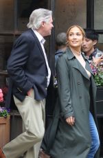 JENNIFER LOPEZ and Treat Williams on the Set of Second Act in New York 05/06/2018