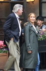 JENNIFER LOPEZ and Treat Williams on the Set of Second Act in New York 05/06/2018