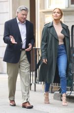 JENNIFER LOPEZ and Treat Williams on the Set of Second Act in New York 05/06/2018