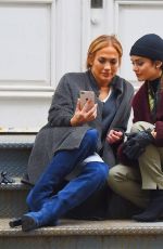 JENNIFER LOPEZ and VANESSA HUDGENS on the Se of Second Act in New York 05/06/2018
