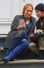 JENNIFER LOPEZ and VANESSA HUDGENS on the Se of Second Act in New York 05/06/2018