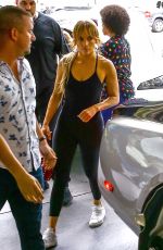 JENNIFER LOPEZ Arrives at a Gym in Miami 05/24/2018