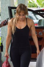 JENNIFER LOPEZ Arrives at a Gym in Miami 05/24/2018