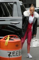 JENNIFER LOPEZ Arrives at a Studio in New York 05/12/2018