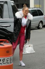 JENNIFER LOPEZ Arrives at a Studio in New York 05/12/2018