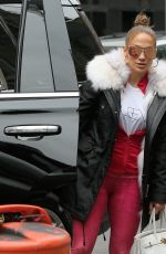 JENNIFER LOPEZ Arrives at a Studio in New York 05/12/2018