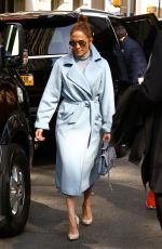JENNIFER LOPEZ Arrives at NBC Studios in New York 05/10/2018