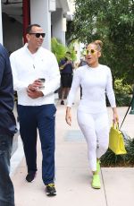 JENNIFER LOPEZ in Tights Heading to a Gym in Miami 05/23/2018