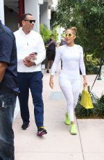 JENNIFER LOPEZ in Tights Heading to a Gym in Miami 05/23/2018