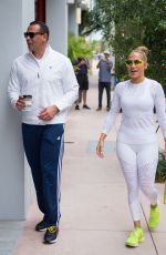 JENNIFER LOPEZ in Tights Heading to a Gym in Miami 05/23/2018