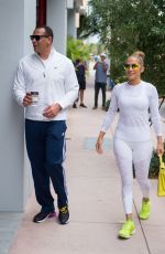 JENNIFER LOPEZ in Tights Heading to a Gym in Miami 05/23/2018