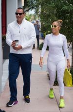 JENNIFER LOPEZ in Tights Heading to a Gym in Miami 05/23/2018