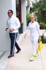 JENNIFER LOPEZ in Tights Heading to a Gym in Miami 05/23/2018