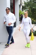 JENNIFER LOPEZ in Tights Heading to a Gym in Miami 05/23/2018