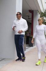 JENNIFER LOPEZ in Tights Heading to a Gym in Miami 05/23/2018