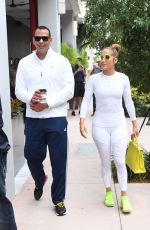 JENNIFER LOPEZ in Tights Heading to a Gym in Miami 05/23/2018