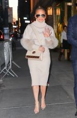 JENNIFER LOPEZ Leaves NBC Studios in New York 05/09/2018