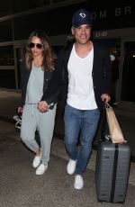 JESSICA ALBA and Cash Warren at Los Angeles International Airport 05/02/2018