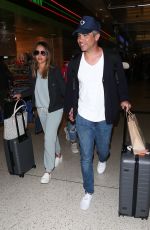 JESSICA ALBA and Cash Warren at Los Angeles International Airport 05/02/2018