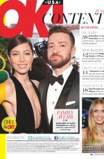 JESSICA BIELA and Justin Timberlake in OK Magazine, June 2018