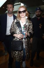 JESSICA CHASTAIN Arrives at Nice Airport 05/09/2018