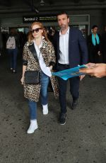 JESSICA CHASTAIN Arrives at Nice Airport 05/09/2018