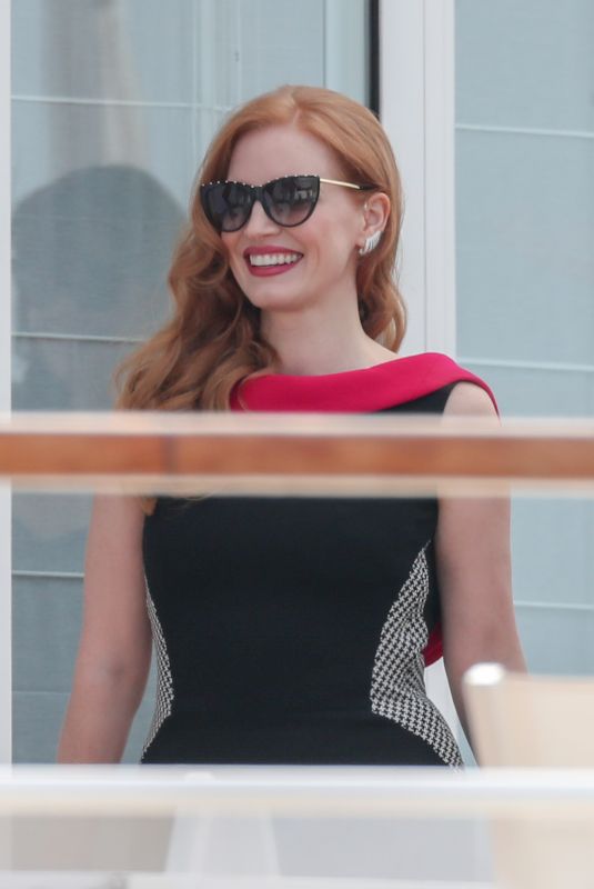 JESSICA CHASTAIN at Eden Roc Resort Hotel 05/10/2018