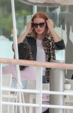 JESSICA CHASTAIN at Hotel Du Cap Eden-roc in Antibes 05/09/2018