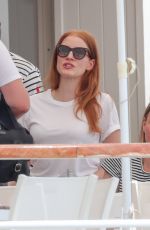 JESSICA CHASTAIN at Hotel Du Cap Eden-roc in Antibes 05/09/2018