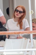 JESSICA CHASTAIN at Hotel Du Cap Eden-roc in Antibes 05/09/2018