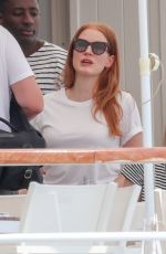JESSICA CHASTAIN at Hotel Du Cap Eden-roc in Antibes 05/09/2018