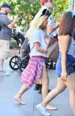 JESSICA SIMPSON at Disneyland in Anaheim 05/27/2018