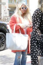 JESSICA SIMPSON Out for Lunch in Beverly Hills 05/25/2018