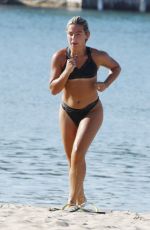 JESSICA WOODLEY in Bikini ata Beach in Ibiza 05/09/2018