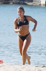 JESSICA WOODLEY in Bikini ata Beach in Ibiza 05/09/2018