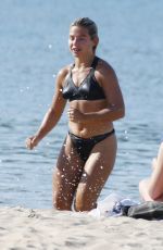JESSICA WOODLEY in Bikini ata Beach in Ibiza 05/09/2018