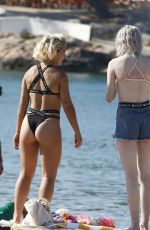 JESSICA WOODLEY in Bikini ata Beach in Ibiza 05/09/2018