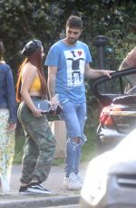 JESY NELSON Out for Picinc with Friends in Primrose Hill 05/05/2018