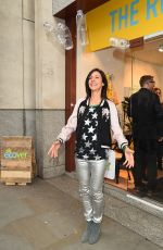 JULIA BRADBURY at Rubbish Cafe Launch Party in London 05/02/2018